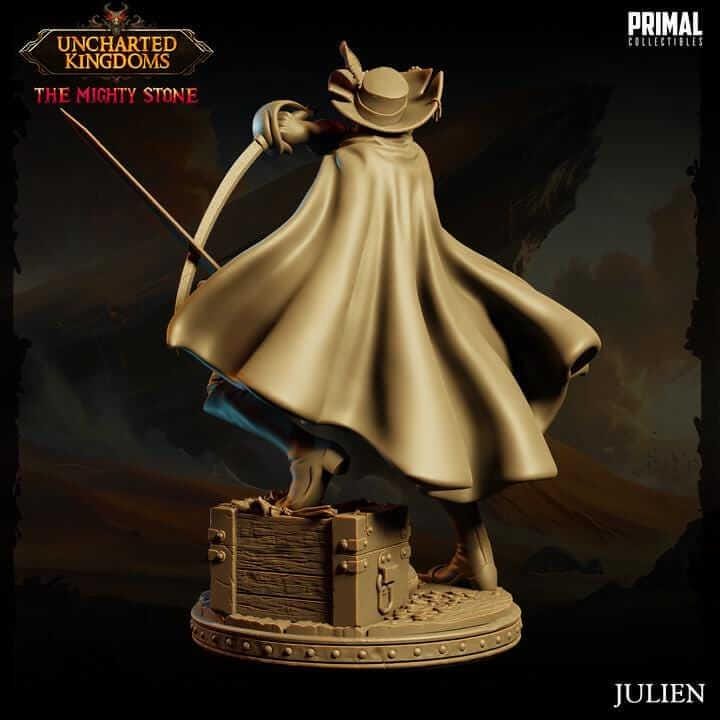 Julien Mercenary - Uncharted Kingdoms 3D Printed Resin RPG/Tabletop/Boardgames Miniature Primal Collectibles