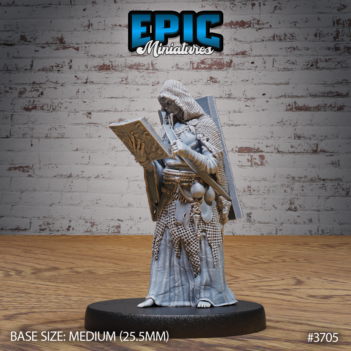 3D Resin Miniature Necronomicon Heir - D&D Epic Miniatures