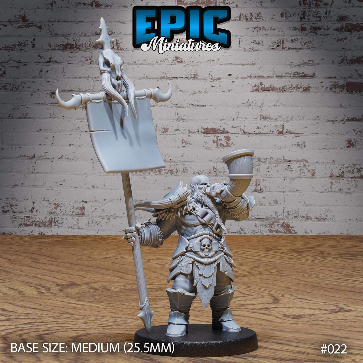 Orc Bannerman - D&D Epic Miniatures   and Dragons
