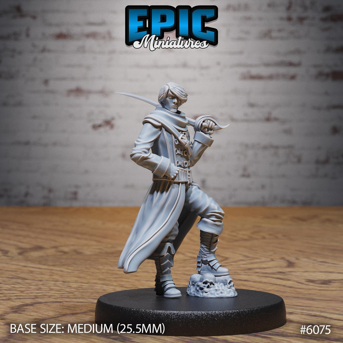 3D Resin Miniature Sea Adventurer  - D&D Epic Miniatures