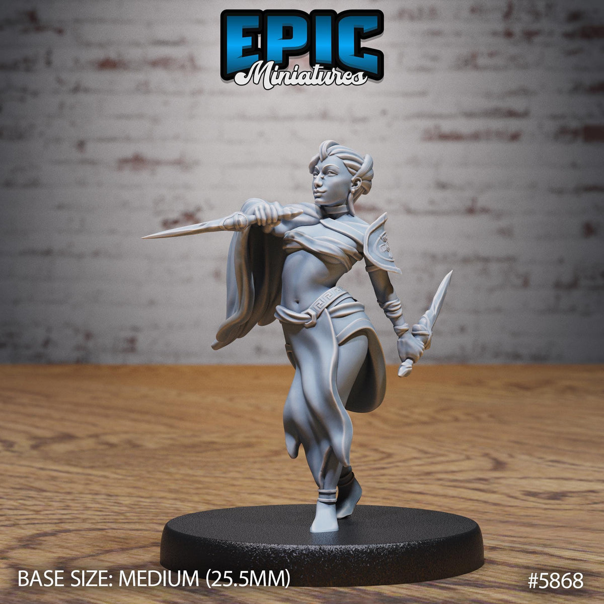 3D Resin Miniature Aztec Tribe set 2 - D&D Epic Miniatures