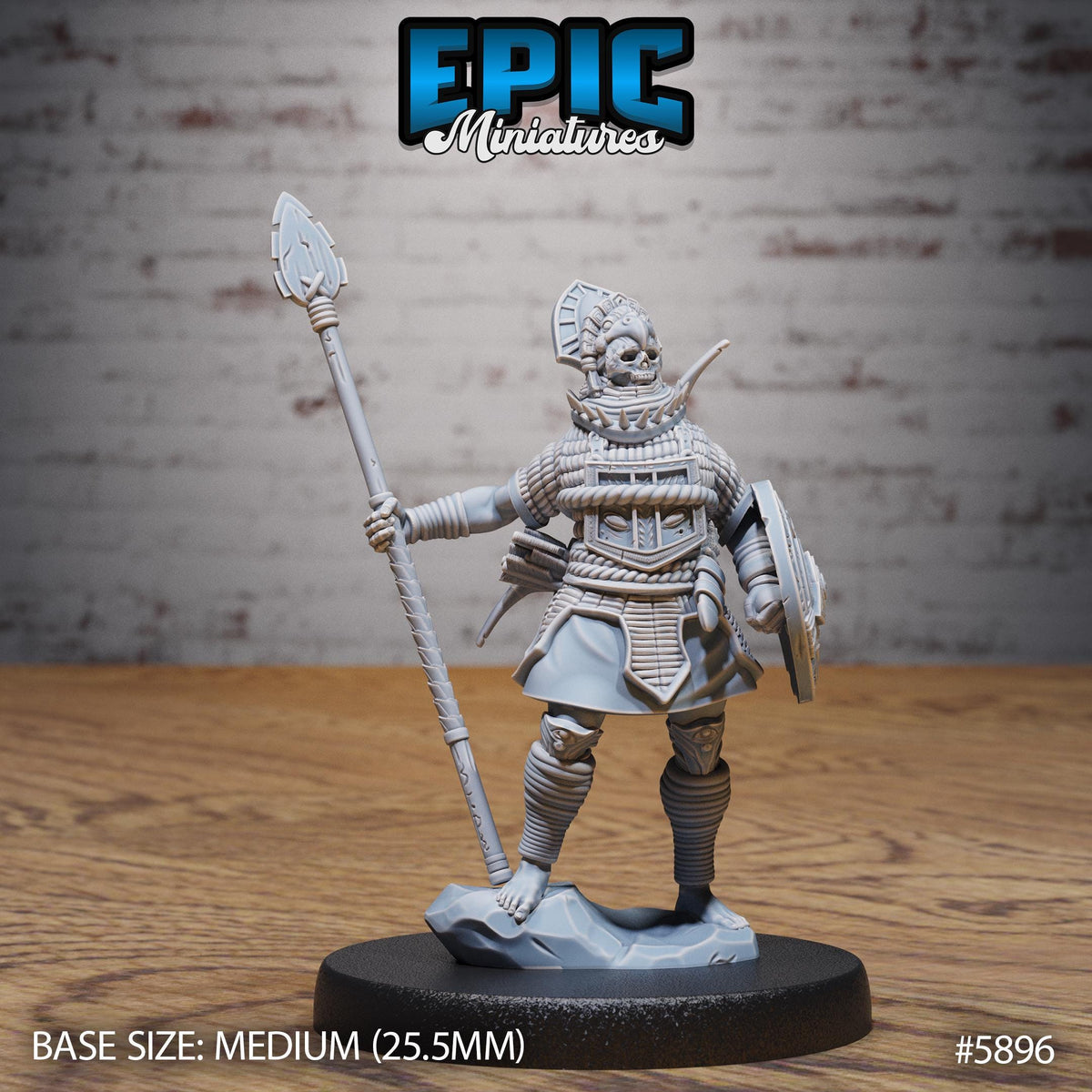 Jungle Warrior v2 – Epic  Fantasy Resin FigureJungle Warrior MiniatureDiscover the Jungle Warrior miniature – perfect for D&D, TTRPGs, and fantasy tabletop games. Printed in high-detail resin, ready to paint or display.