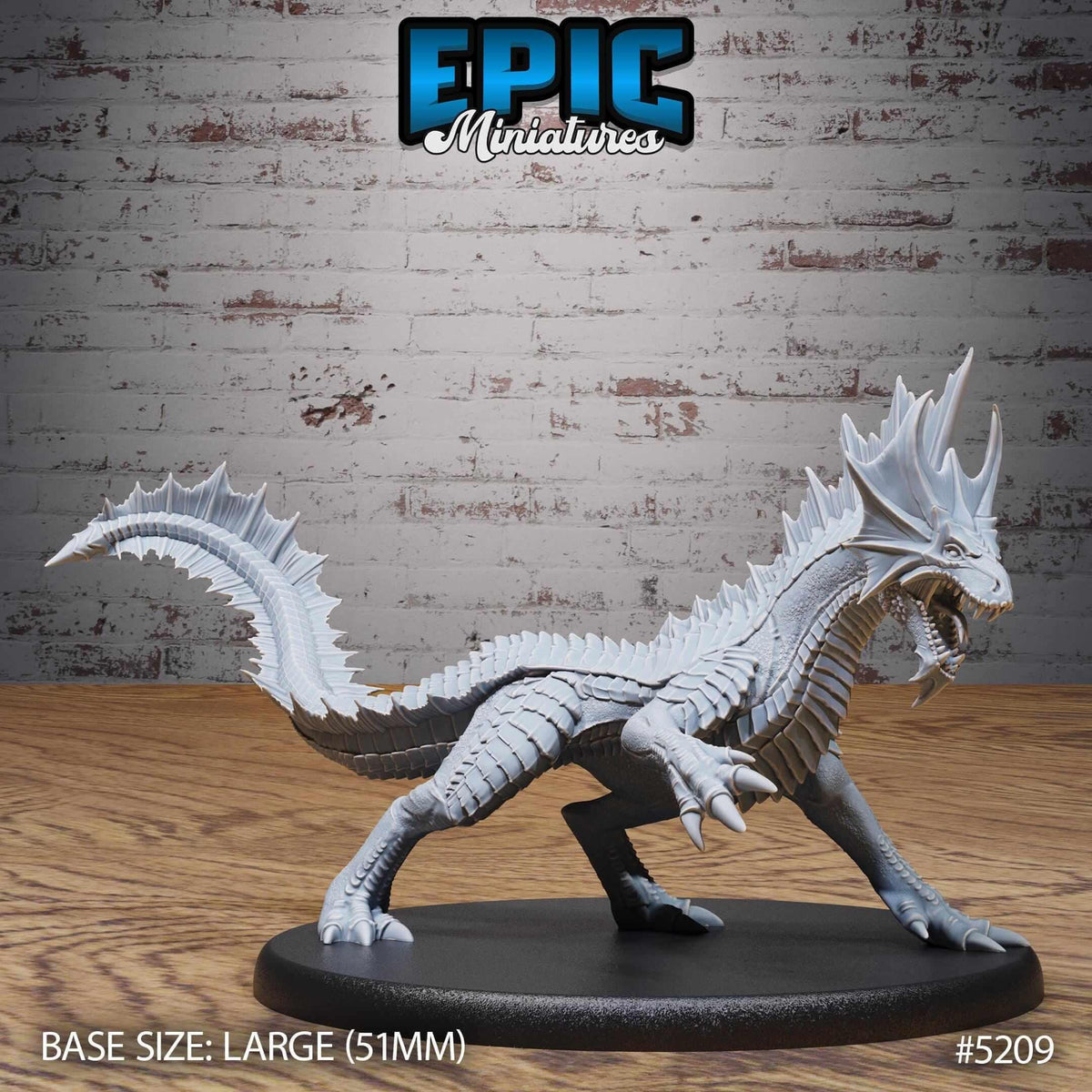 Guard Drakes Brass - D&D Epic Miniatures   and Dragons