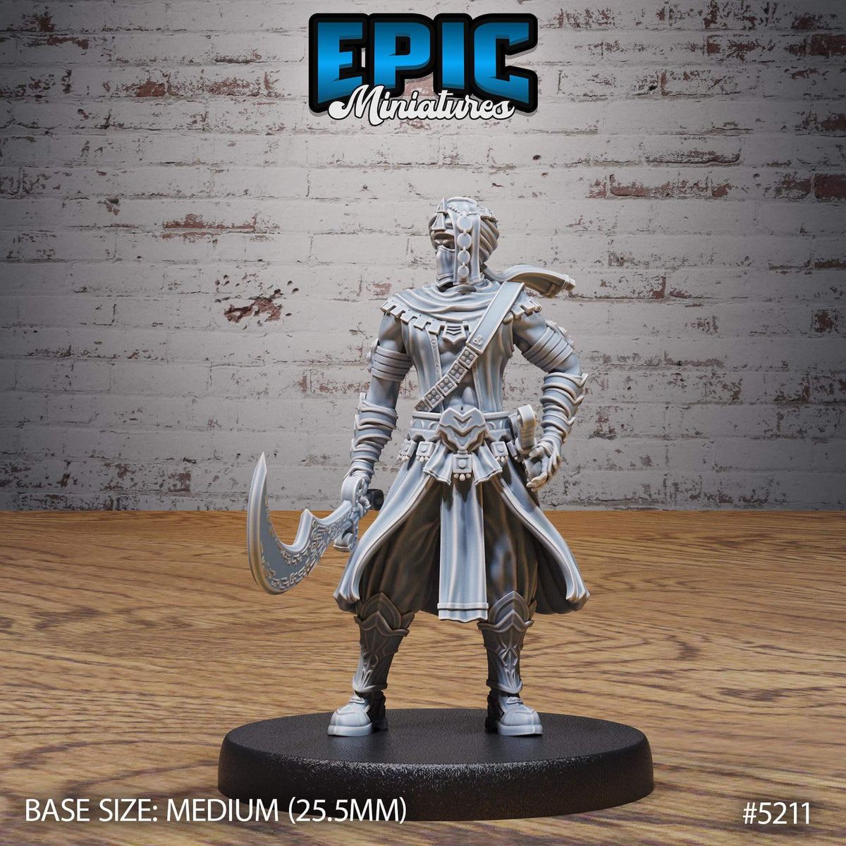 Assassin Prince - Epic Miniatures - Dungeons and Dragons