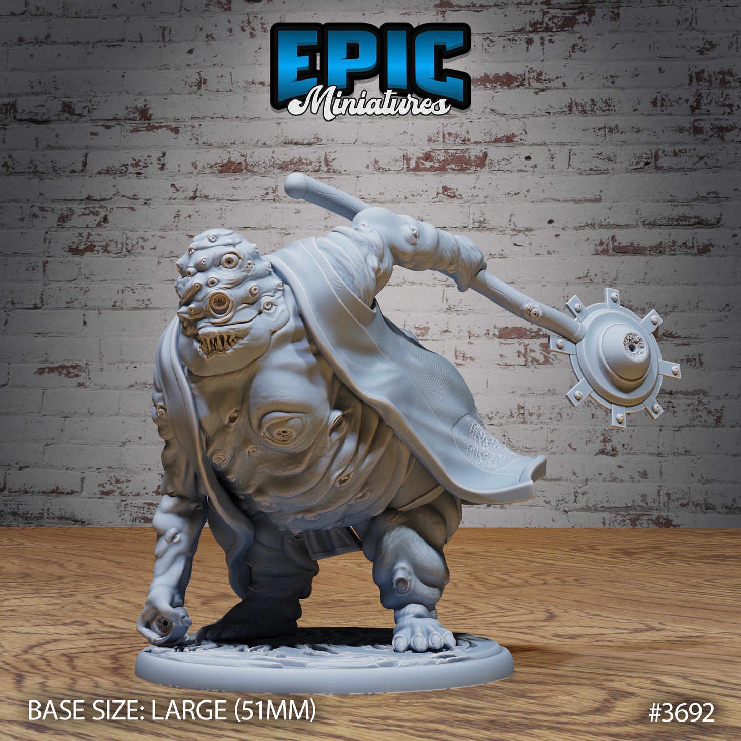 3D Resin Miniature Hyakume Eye Monster - D&D Epic Miniatures
