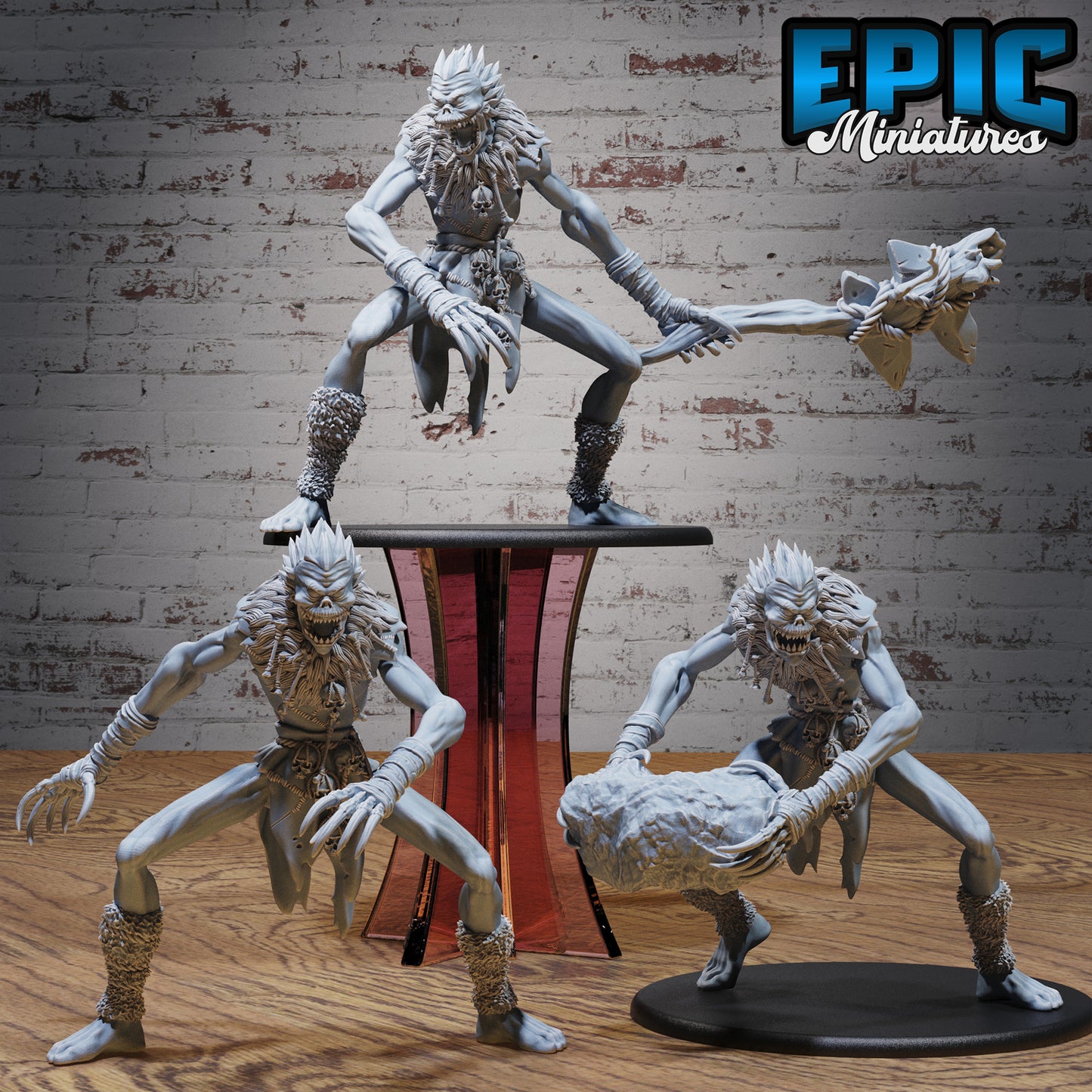 3D Resin Miniature Ithaqua Wendigo - D&D Epic Miniatures