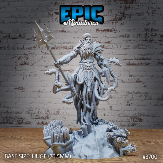 3D Resin Miniature Nodens Prime - D&D Epic Miniatures