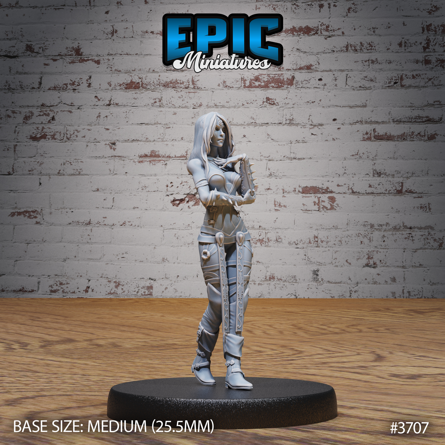 3D Resin Miniature Void Cultist Female - D&D Epic Miniatures