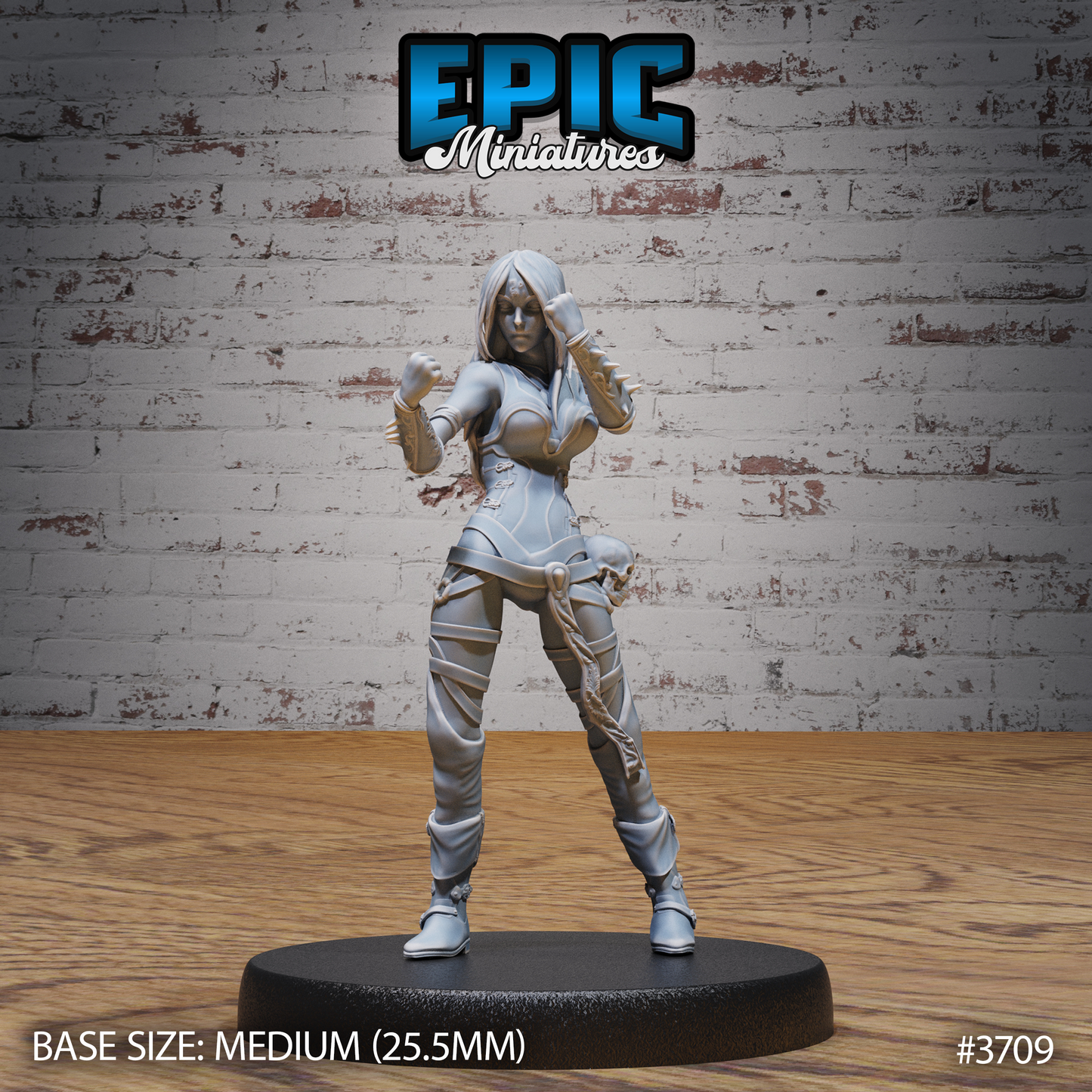3D Resin Miniature Void Cultist Female - D&D Epic Miniatures