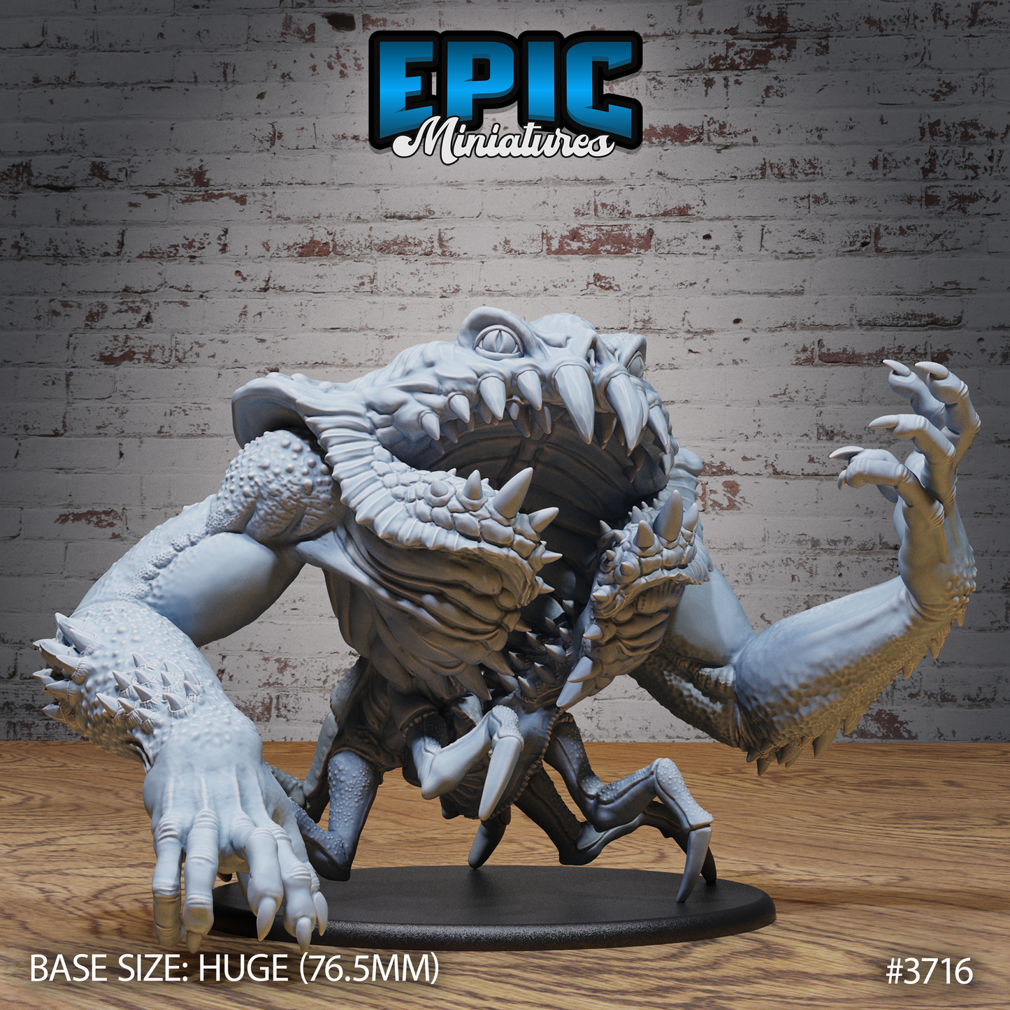 3D Resin Miniature Supreme Devourer - D&D Epic Miniatures