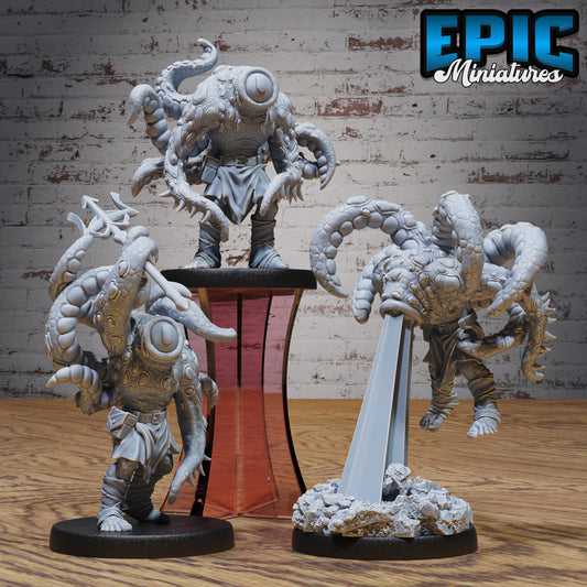 3D Resin Miniature Tentacle Folk - D&D Epic Miniatures
