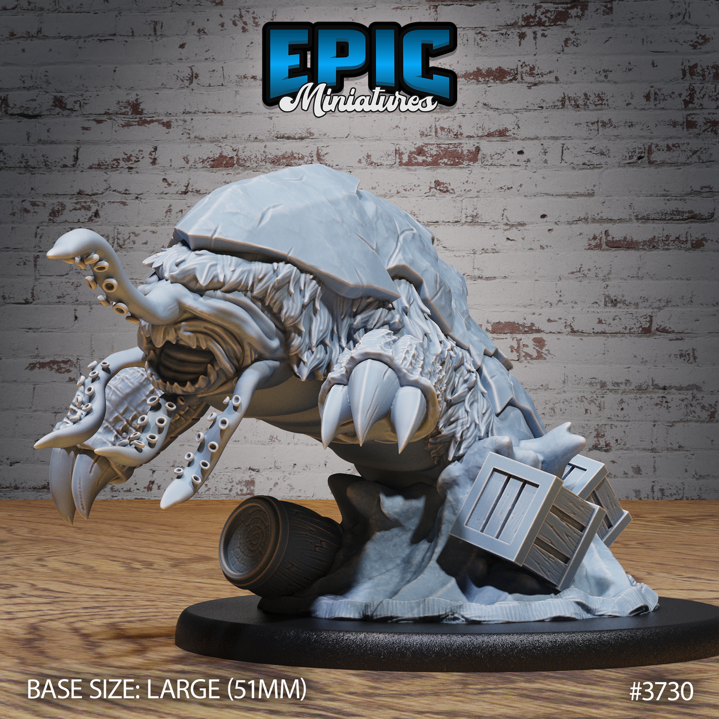 3D Resin Miniature Subterranean Horror - D&D Epic Miniatures