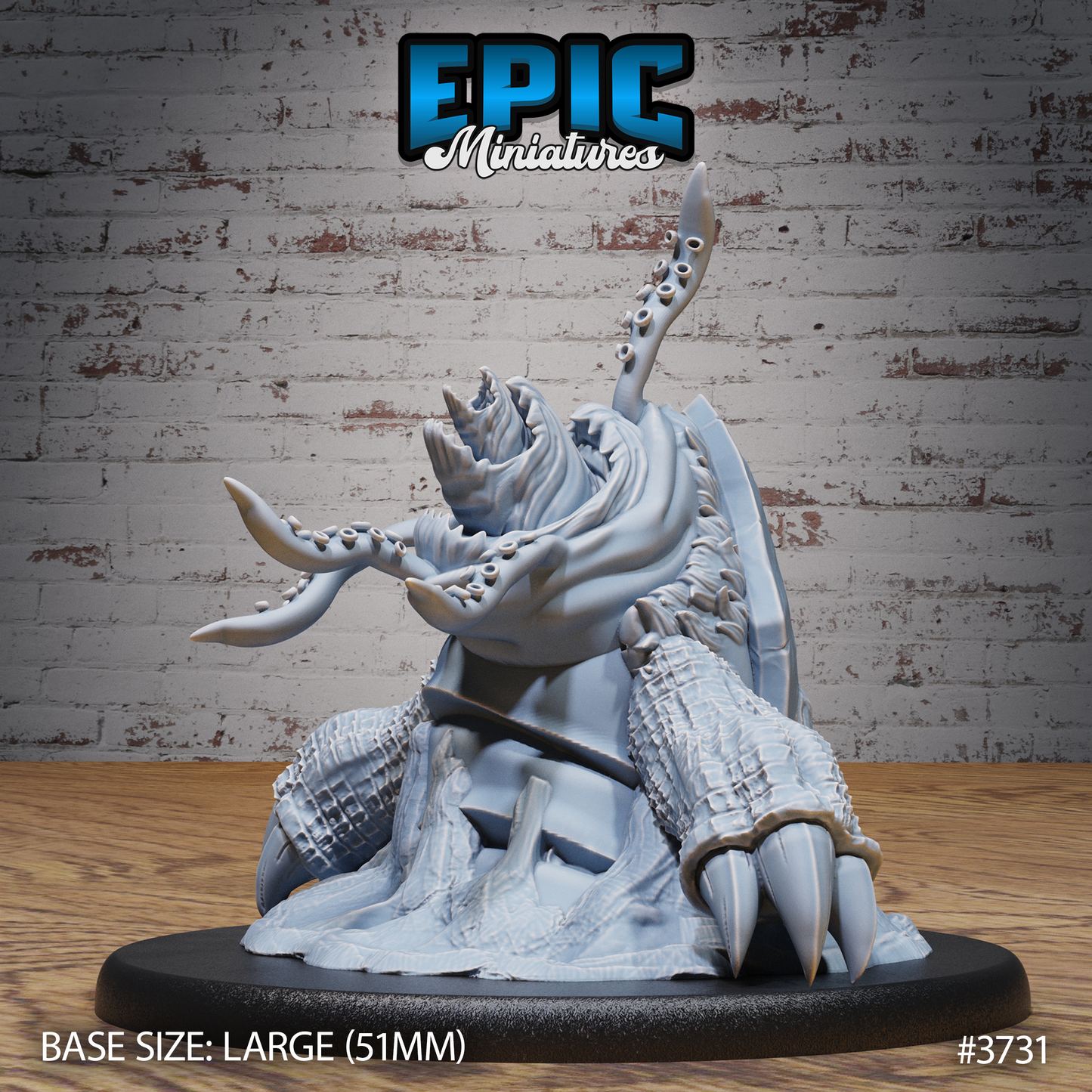 3D Resin Miniature Subterranean Horror - D&D Epic Miniatures