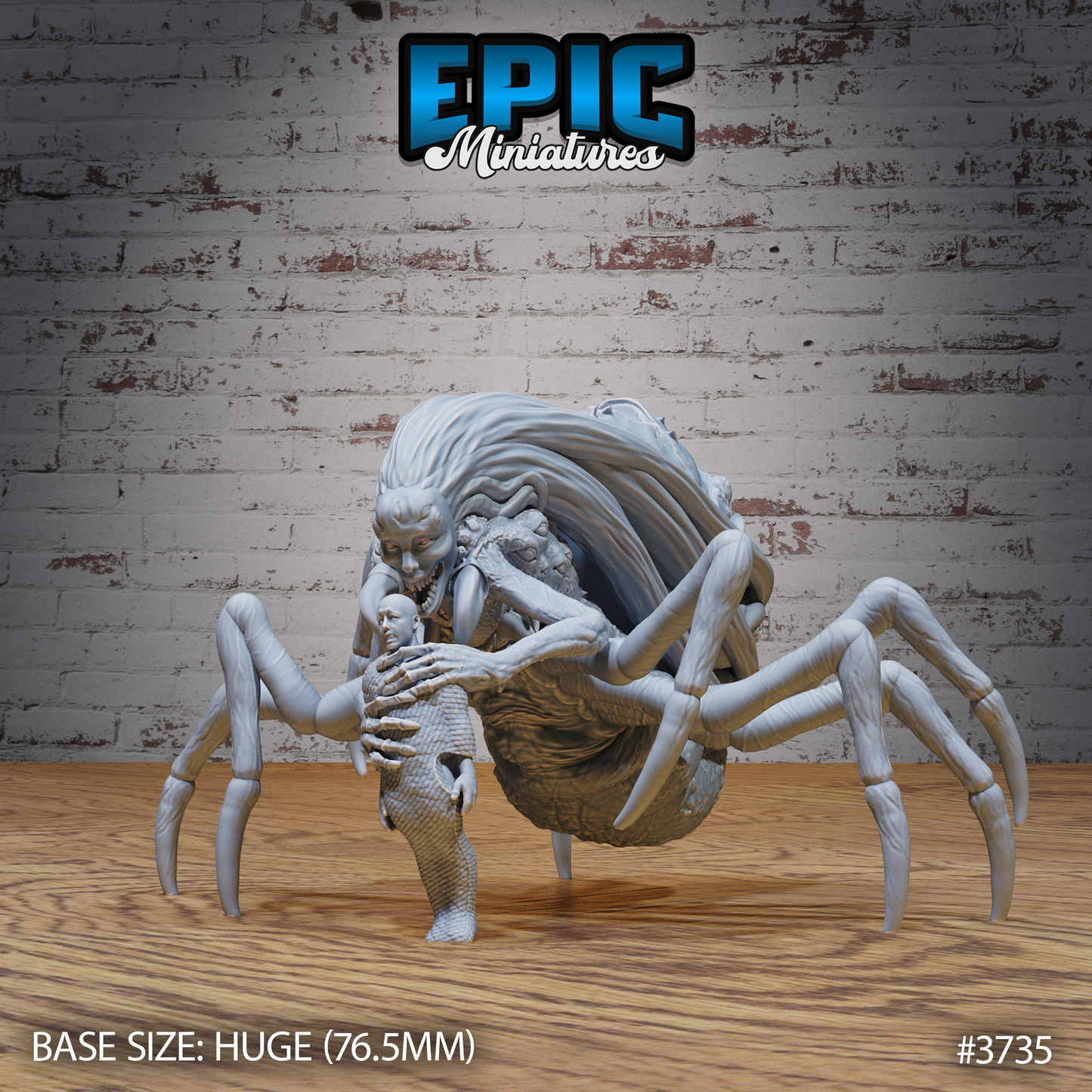 3D Resin Miniature Atlach Brood Guard - D&D Epic Miniatures