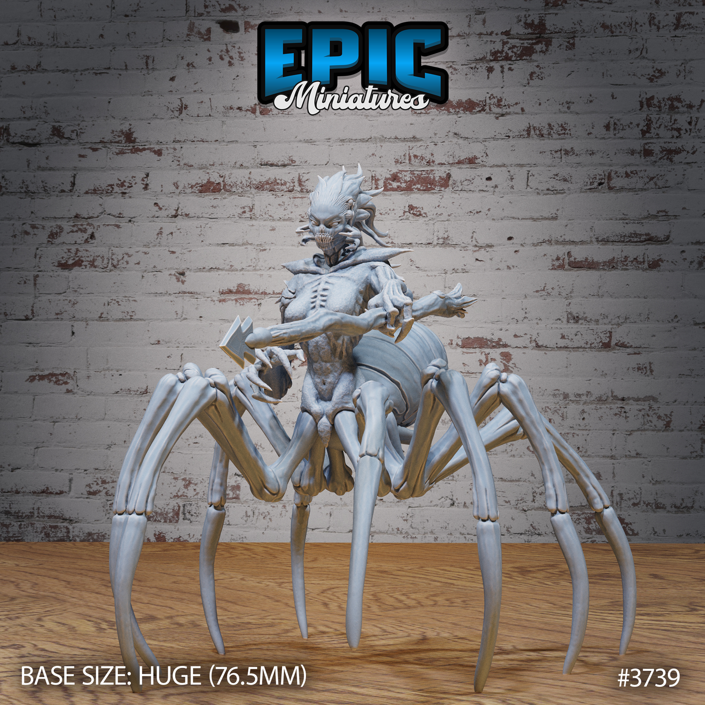 3D Resin Miniature Leng Spider Queen - D&D Epic Miniatures