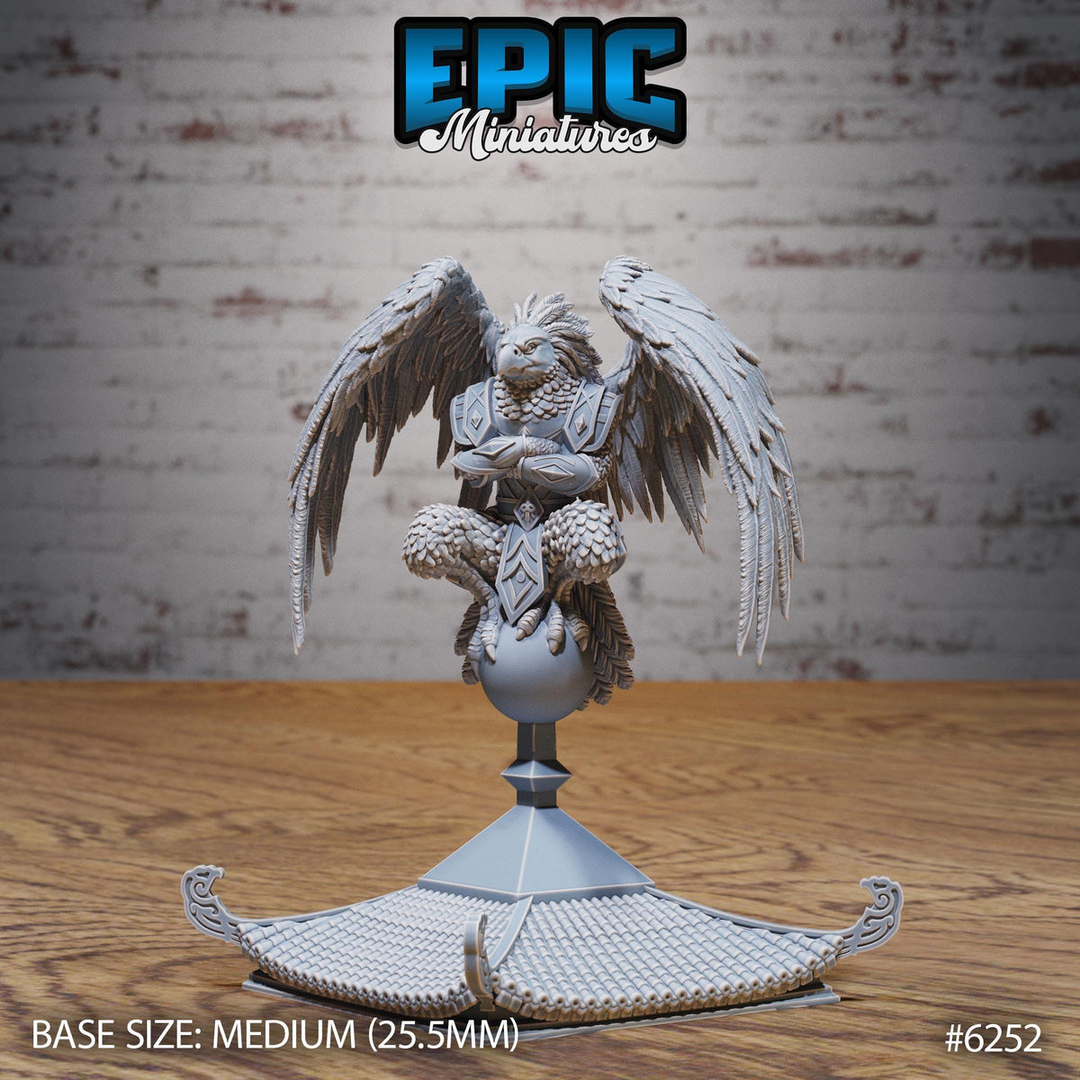 3D Resin Miniature Eagle Folk Fighter Set - D&D Epic Miniatures