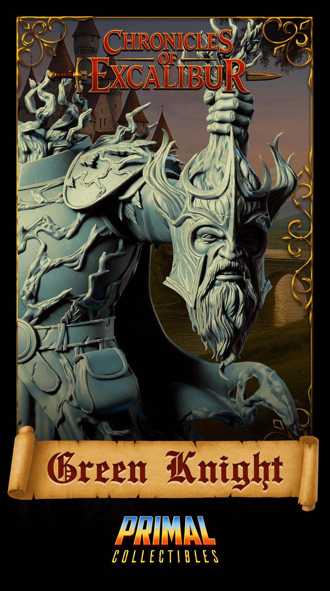 Mystic Green Knight - Chronicles of Excalibur- Primal Collectibles