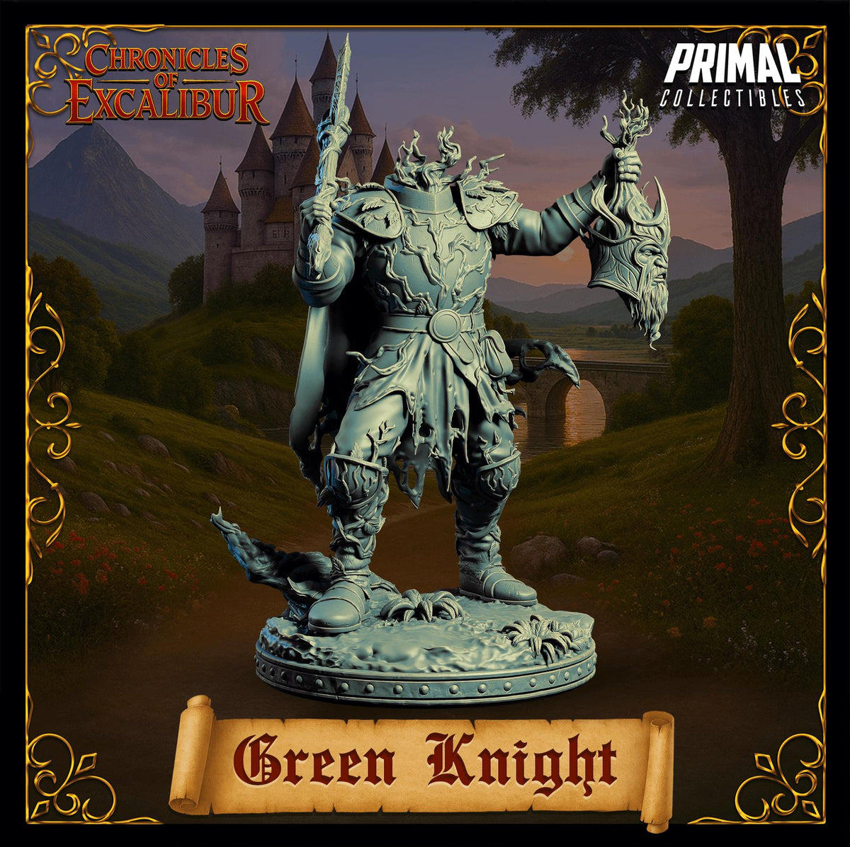 Mystic Green Knight - Chronicles of Excalibur- Primal Collectibles