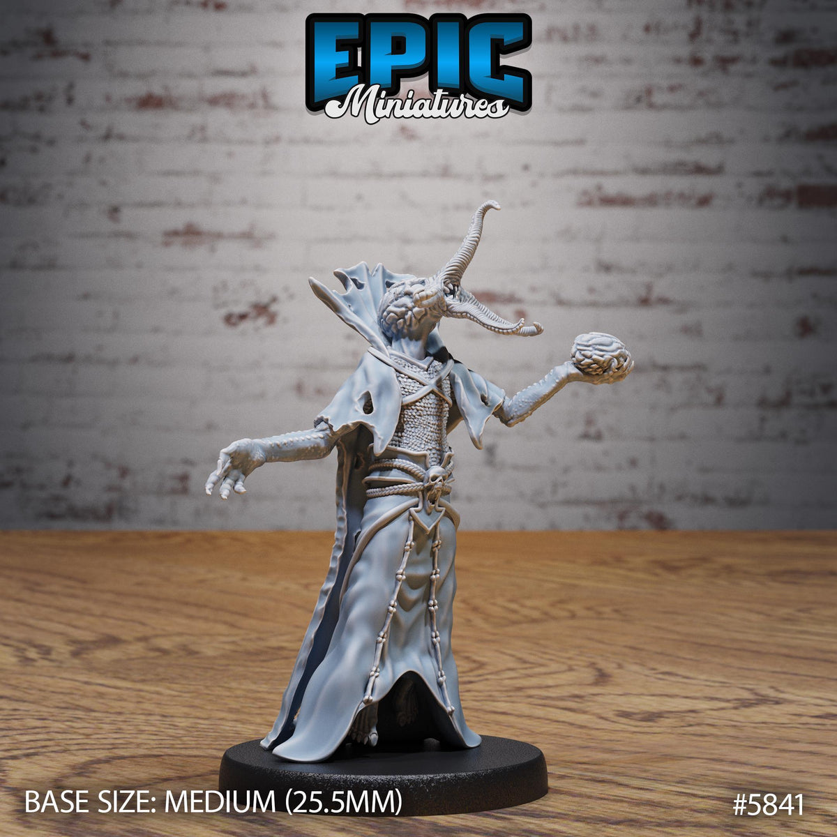 3D Resin Miniature Mind Eater  - D&D Epic Miniatures