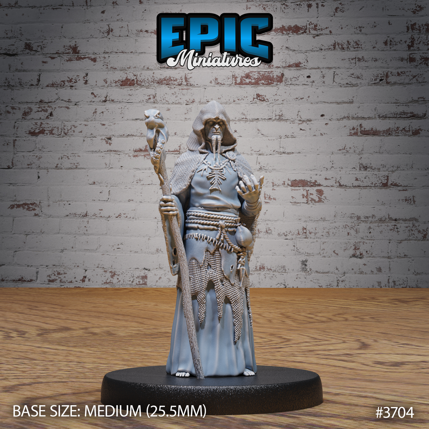 3D Resin Miniature Necronomicon Heir - D&D Epic Miniatures