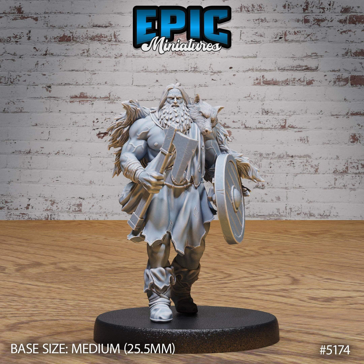 Viking Berserker - Epic Miniatures - Dungeons and Dragons