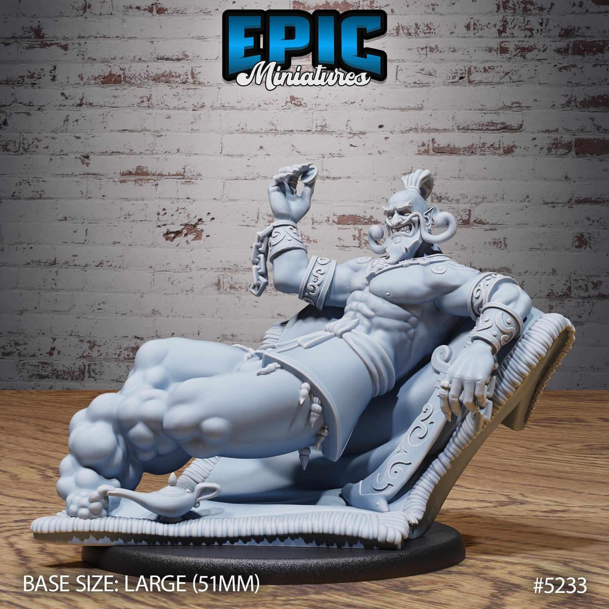 Grinning Djinn - D&D Epic Miniatures   and Dragons