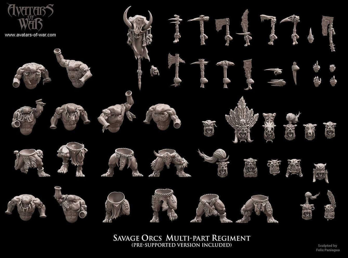 Savage Orcs - Avatars of War