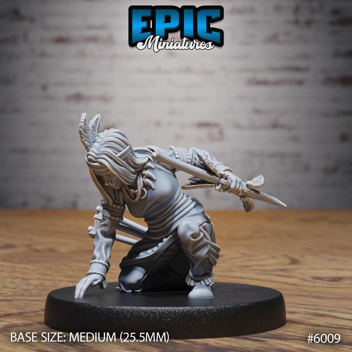 3D Resin Miniature Native Tribe set 1 - D&D Epic Miniatures