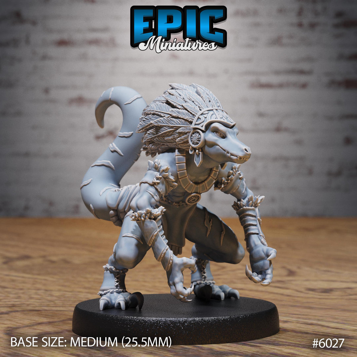 3D Resin Miniature Tribe Kobold Shaman - D&D Epic Miniatures