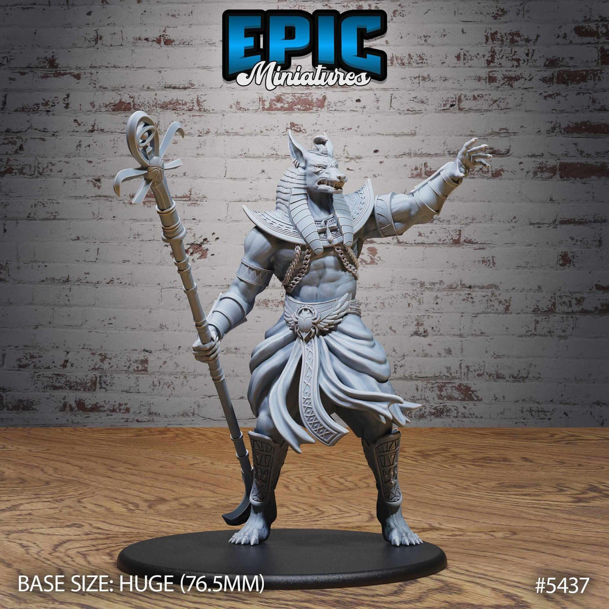 Anubis god Avatar - Epic Miniatures - Dungeons and Dragons