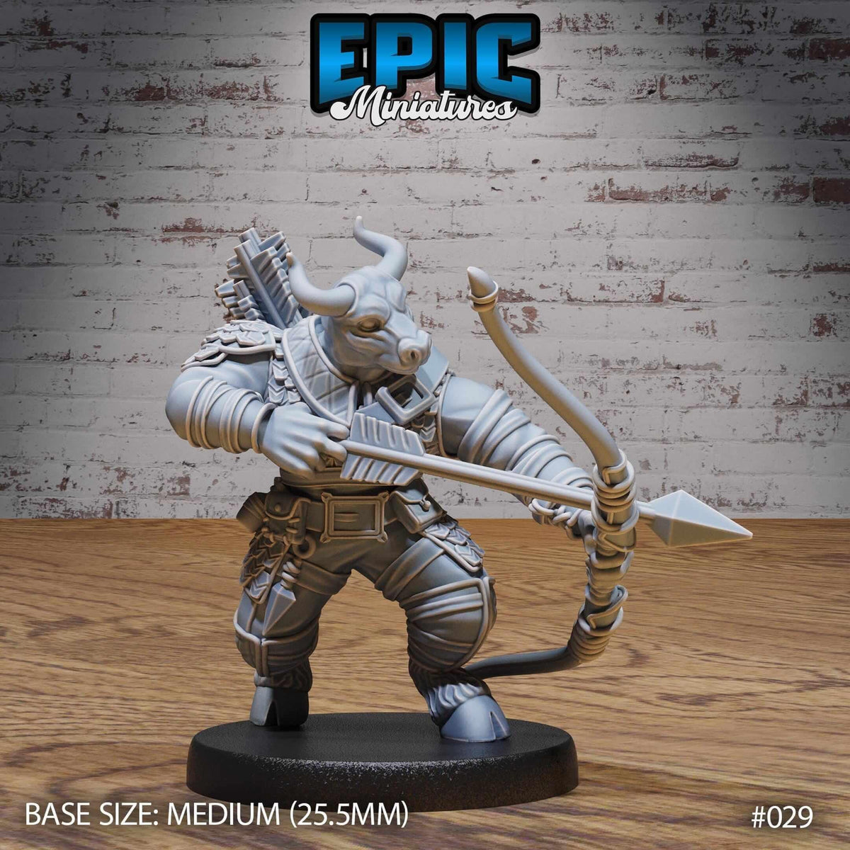 Minotaur Folk Tribe - D&D Epic Miniatures   and Dragons