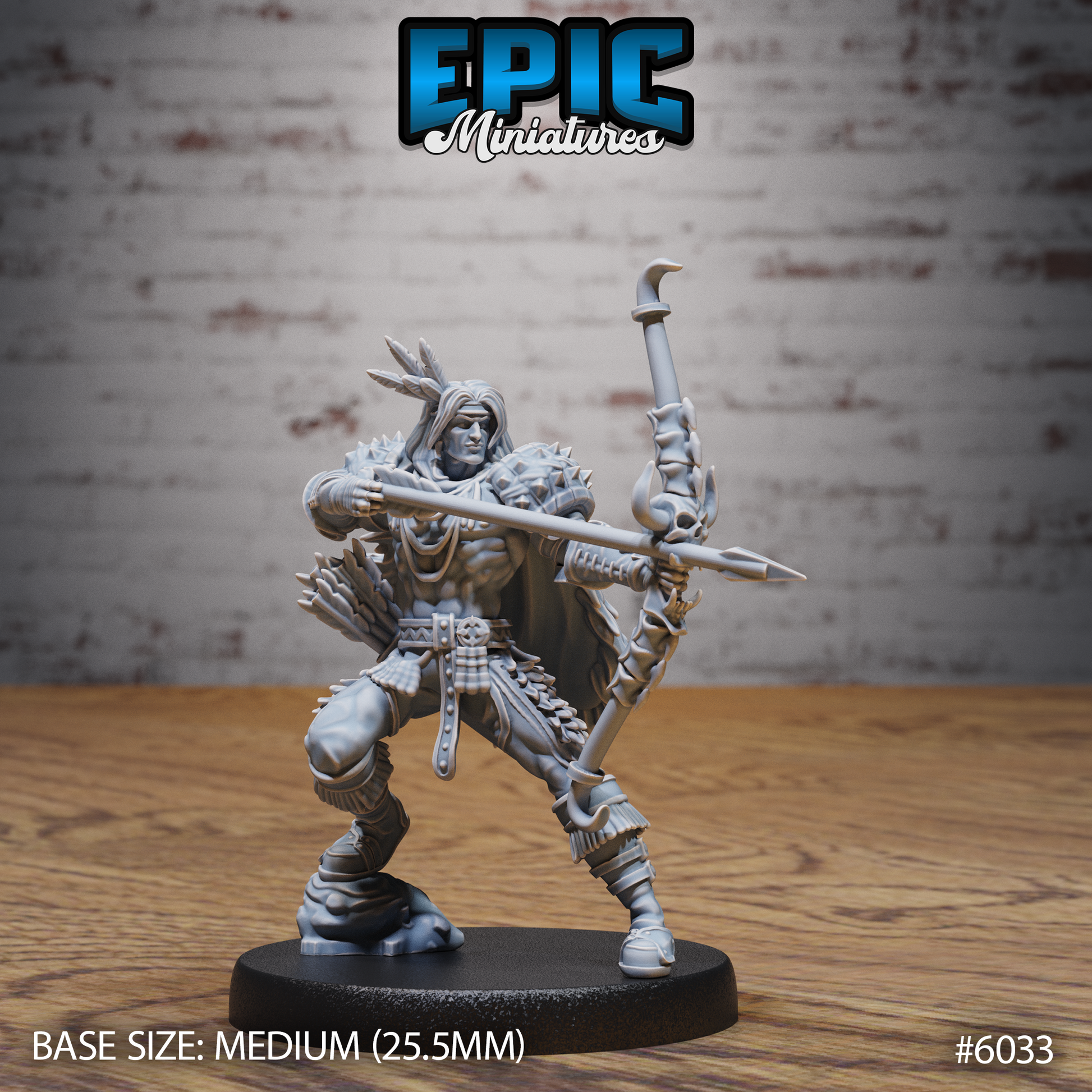 Native Adventurer v2 – Epic  Fantasy Resin FigureNative Adventurer MiniatureDiscover the Native Adventurer miniature – perfect for D&D, TTRPGs, and fantasy tabletop games. Printed in high-detail resin, ready to paint or displa