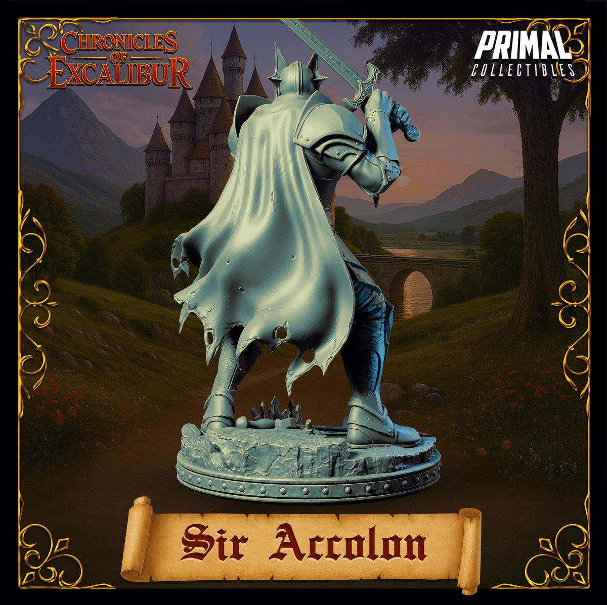Evil Knight Sir Accolon - Chronicles of Excalibur- Primal Collectibles