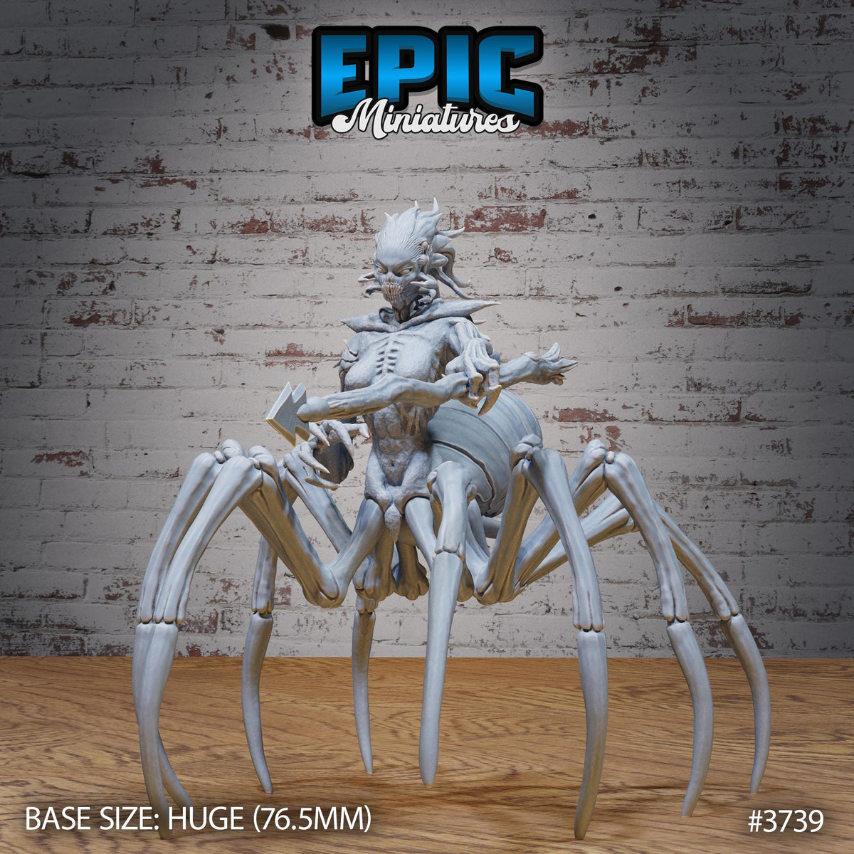 3D Resin Miniature Leng Spider Queen - D&D Epic Miniatures