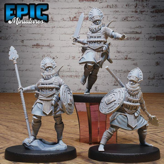 3D Resin Miniature Jungle Warrior v1 - D&D Epic Miniatures