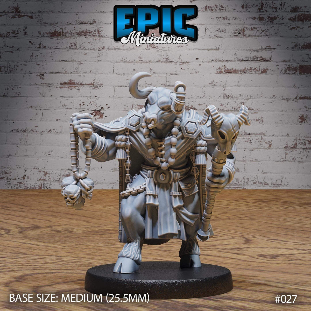 Minotaur Folk Tribe - D&D Epic Miniatures   and Dragons