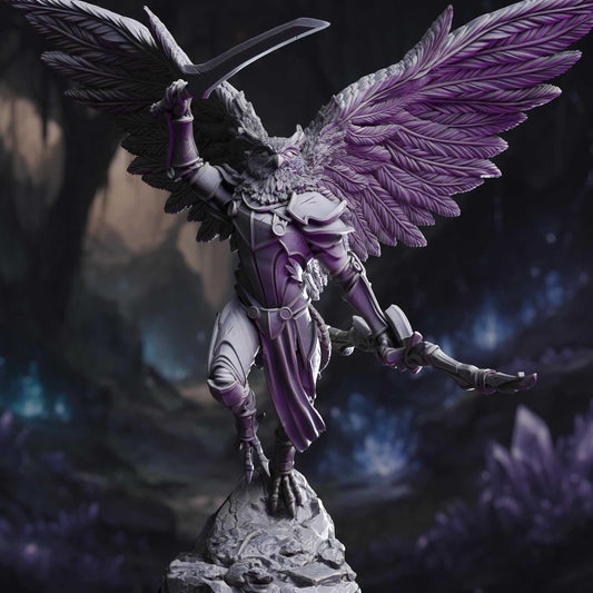 Owlkin Ranger - Horace of the Far Sphere - 3D Printed Resin RPG/Tabletop/Boardgames Miniature DM Stash