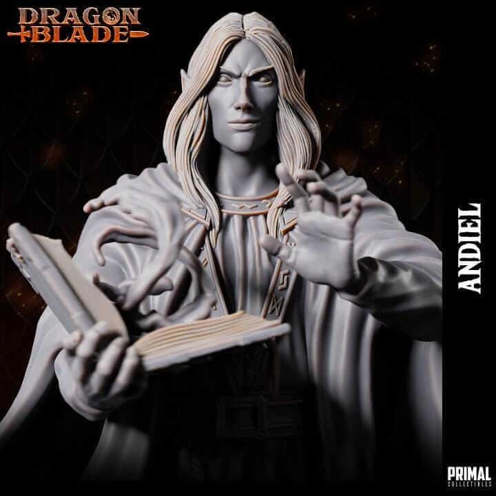 Andiel Dark Elf Wizard - Dragonblade - Masters of Dungeon Quest