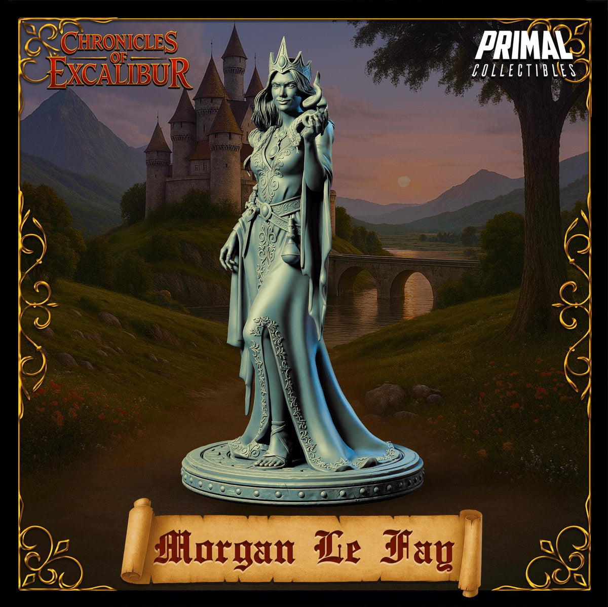 Witch Morgan Le Fay - Chronicles of Excalibur- Primal Collectibles
