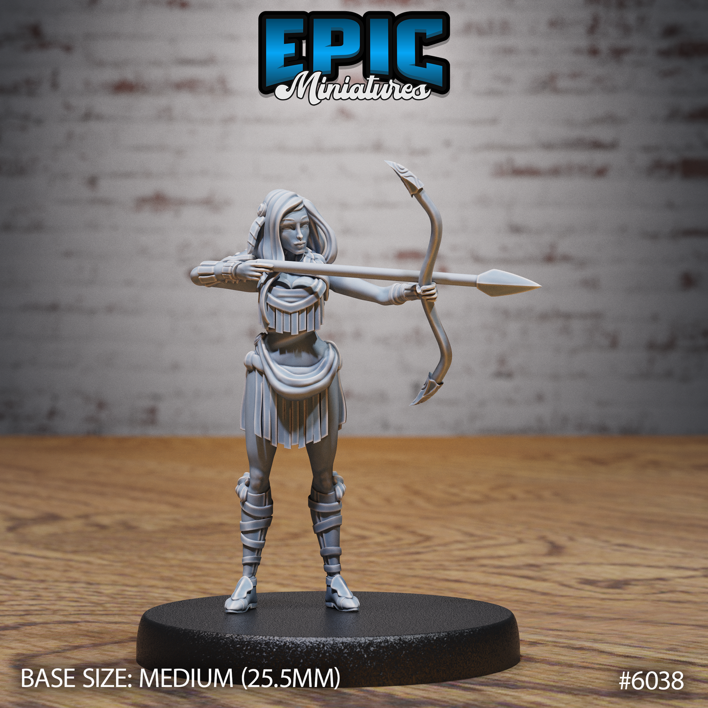 3D Resin Miniature Native Girl - D&D Epic Miniatures