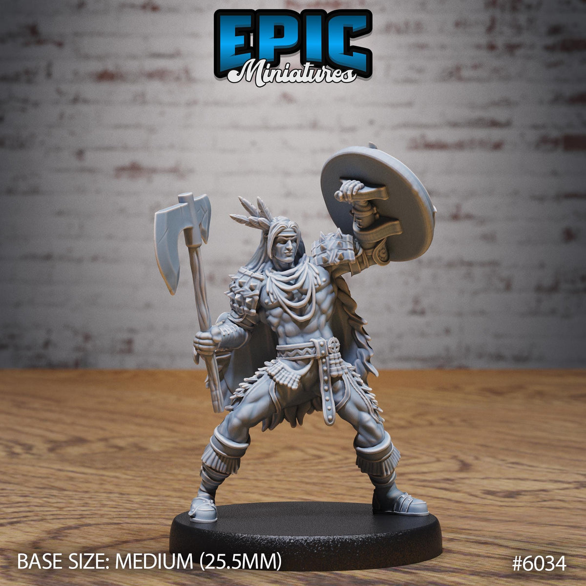 Native Adventurer v2 – Epic Miniatures Fantasy Resin FigureNative Adventurer Miniature – D&D Resin FigureDiscover the Native Adventurer miniature – perfect for D&D, TTRPGs, and fantasy tabletop games. Printed in high-detail resin, ready to paint or displa