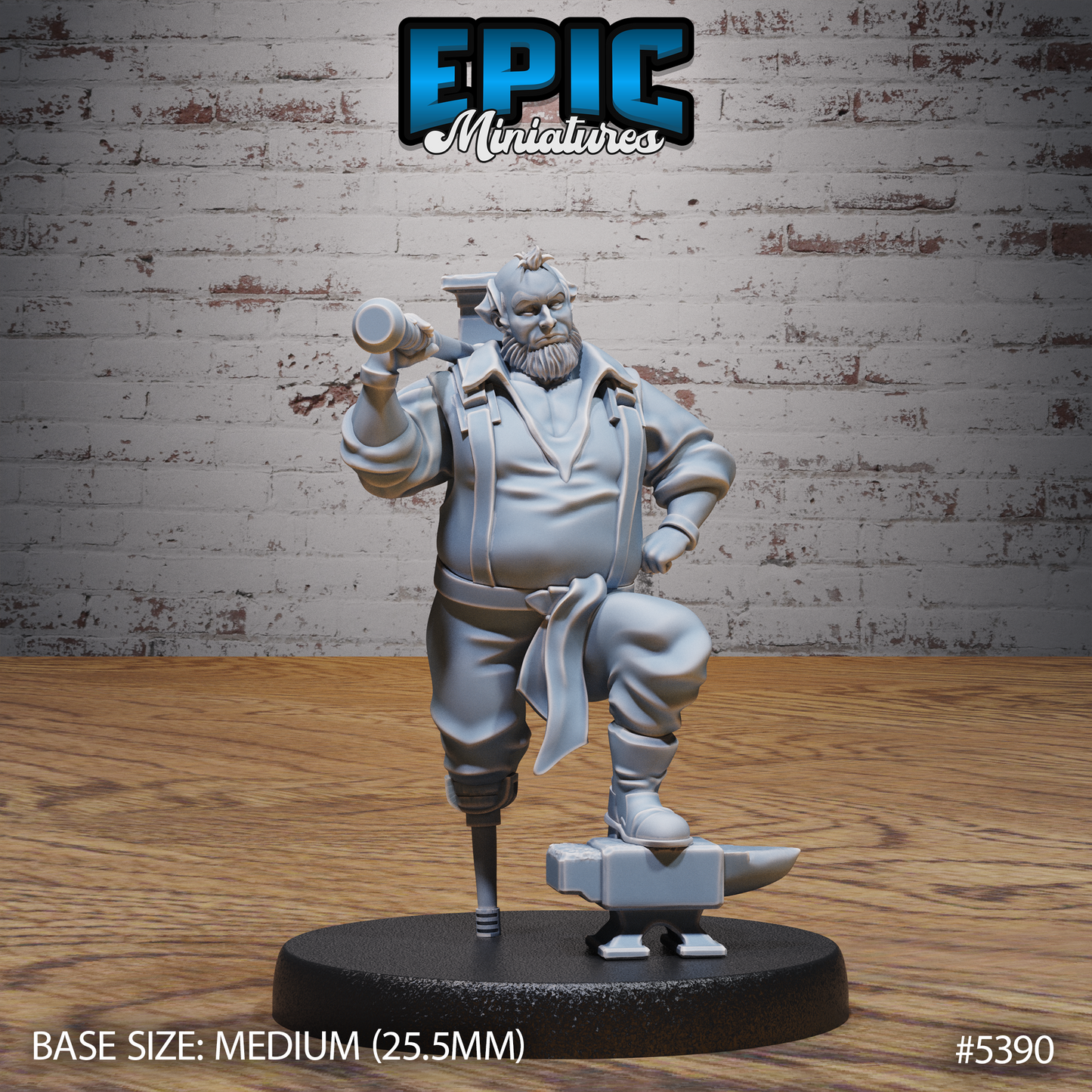 3D Resin Miniature Hut Owner - D&D Epic Miniatures