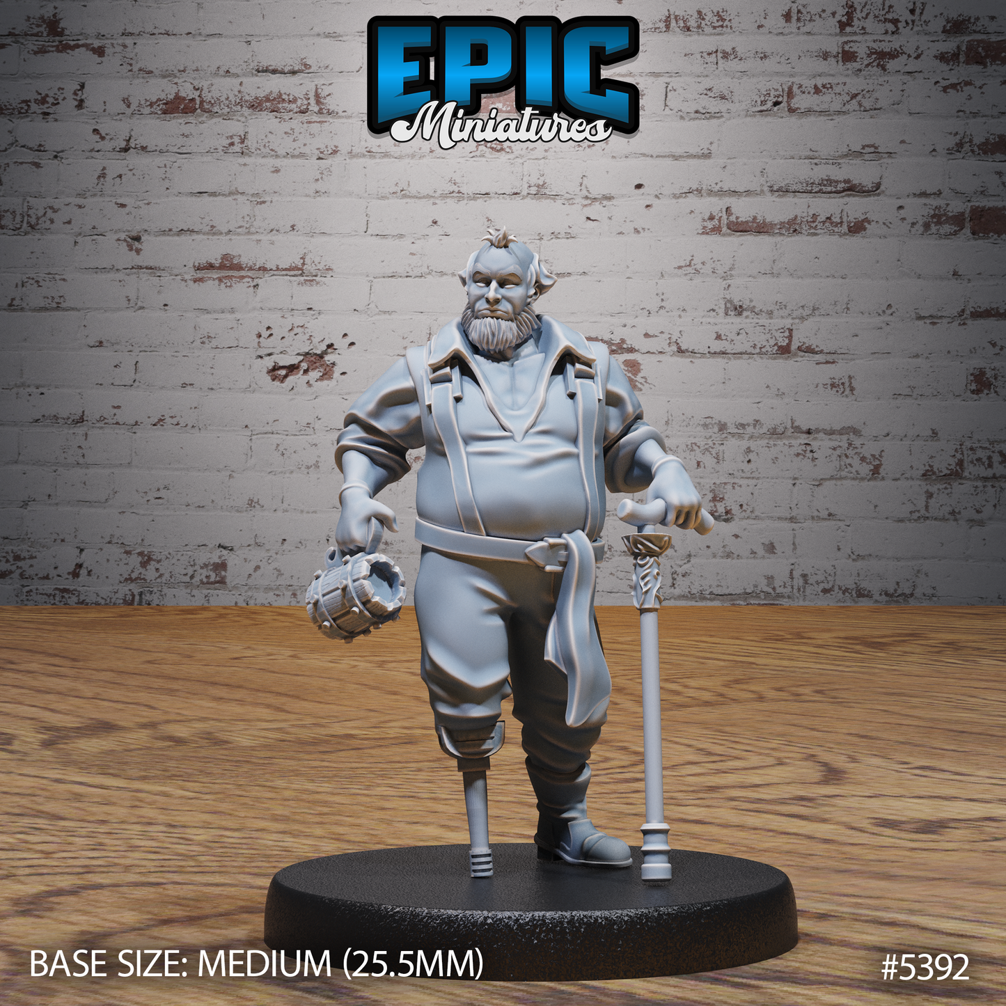 3D Resin Miniature Hut Owner - D&D Epic Miniatures