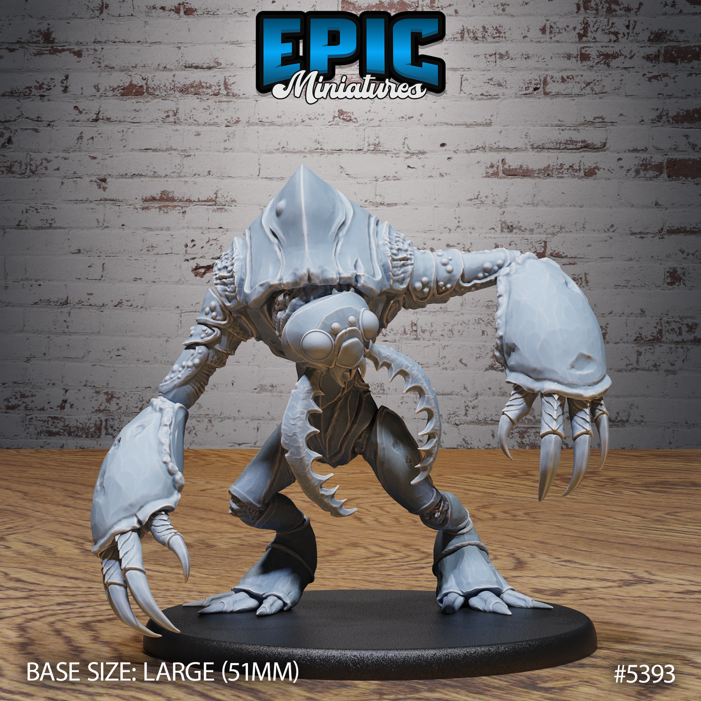 3D Resin Miniature Wild Insect Hulk - D&D Epic Miniatures