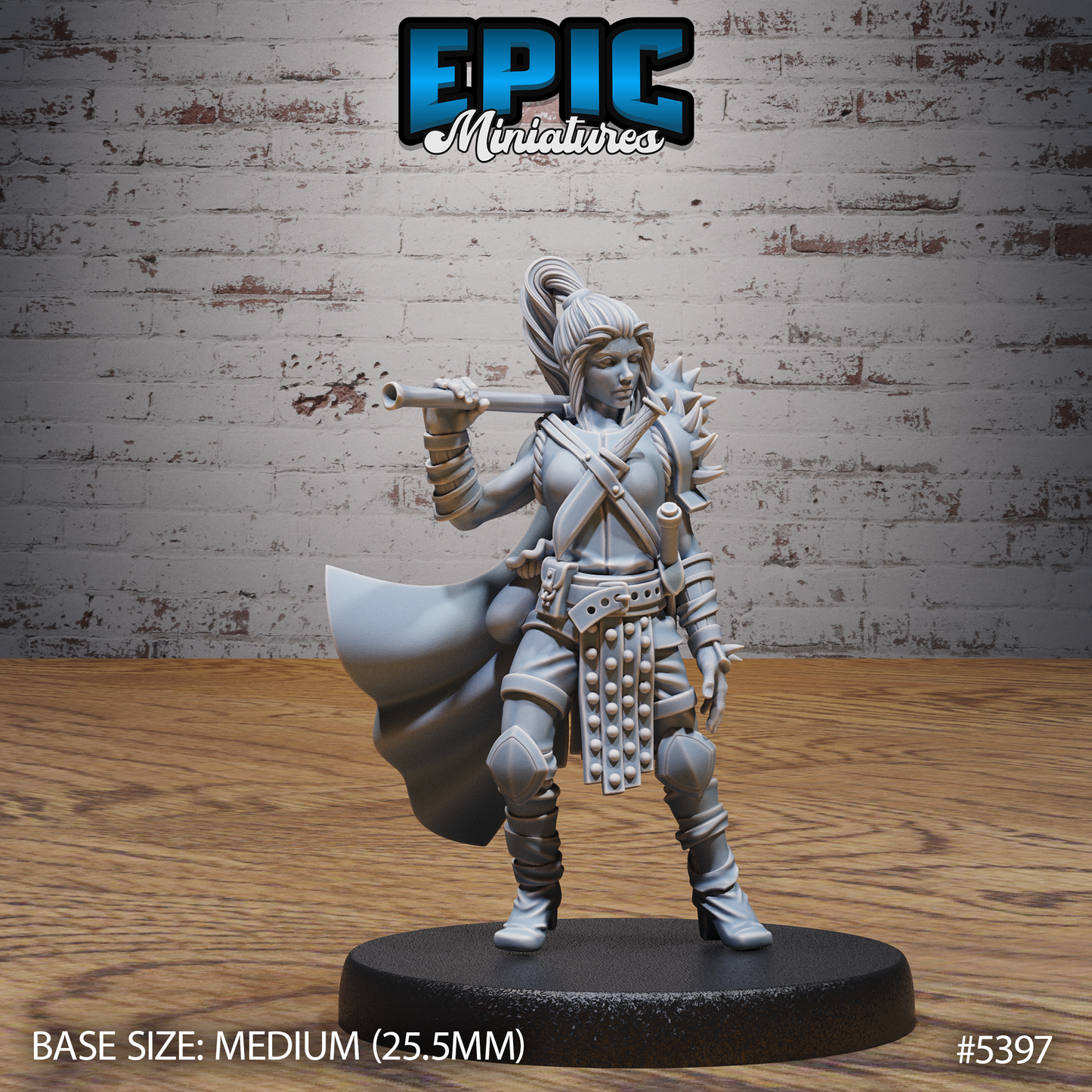 3D Resin Miniature Bandit - D&D Epic Miniatures