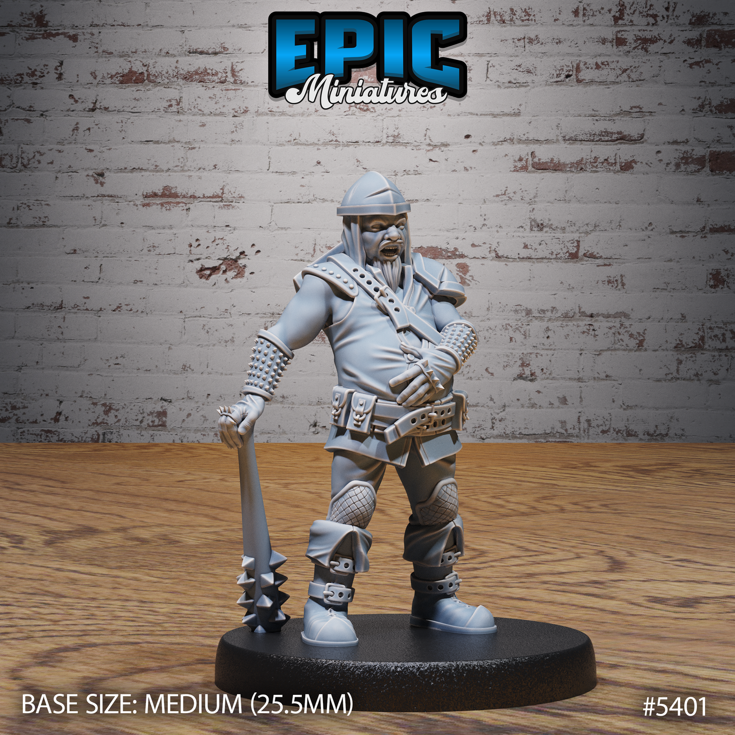 3D Resin Miniature Bandit - D&D Epic Miniatures