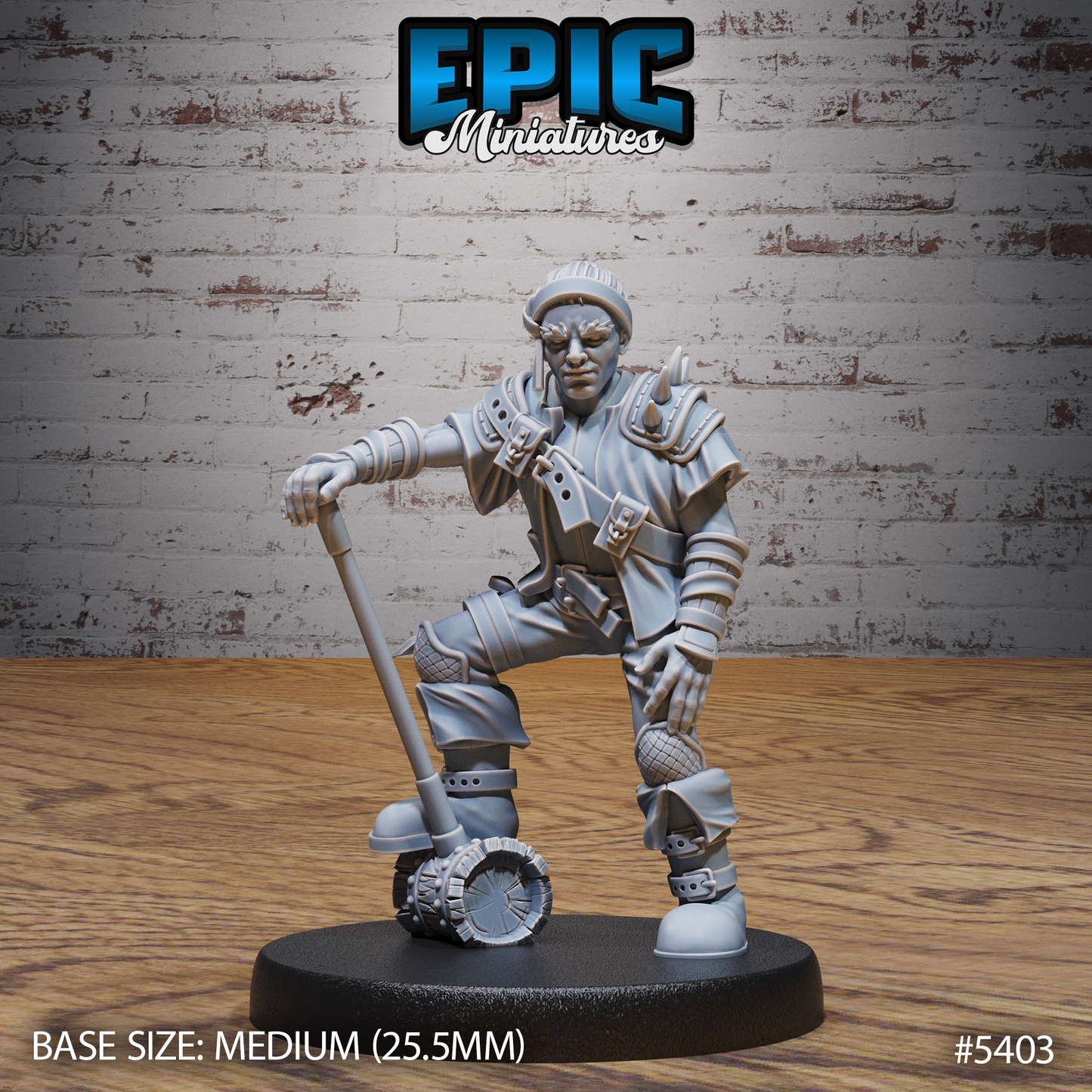 3D Resin Miniature Bandit - D&D Epic Miniatures