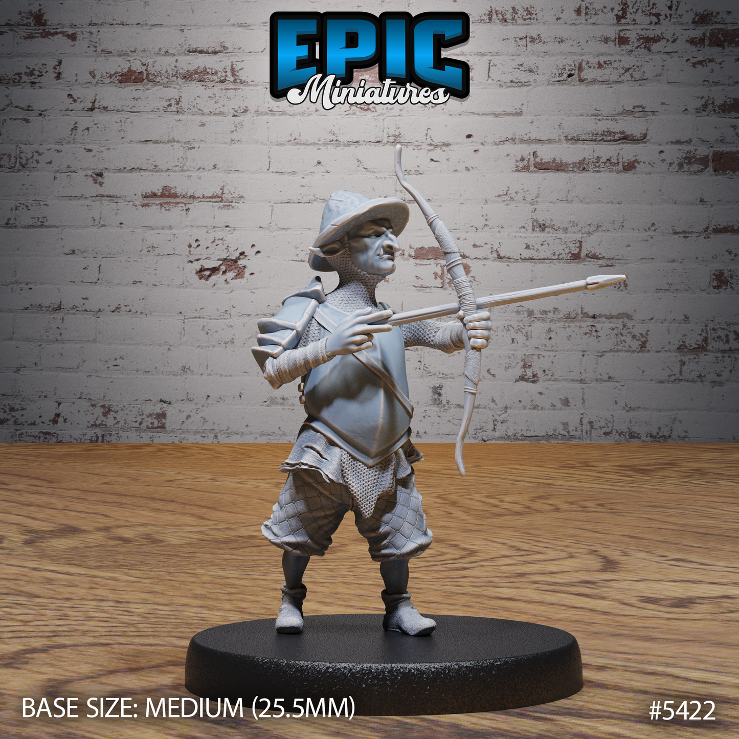 3D Resin Miniature Goblin Guard - D&D Epic Miniatures