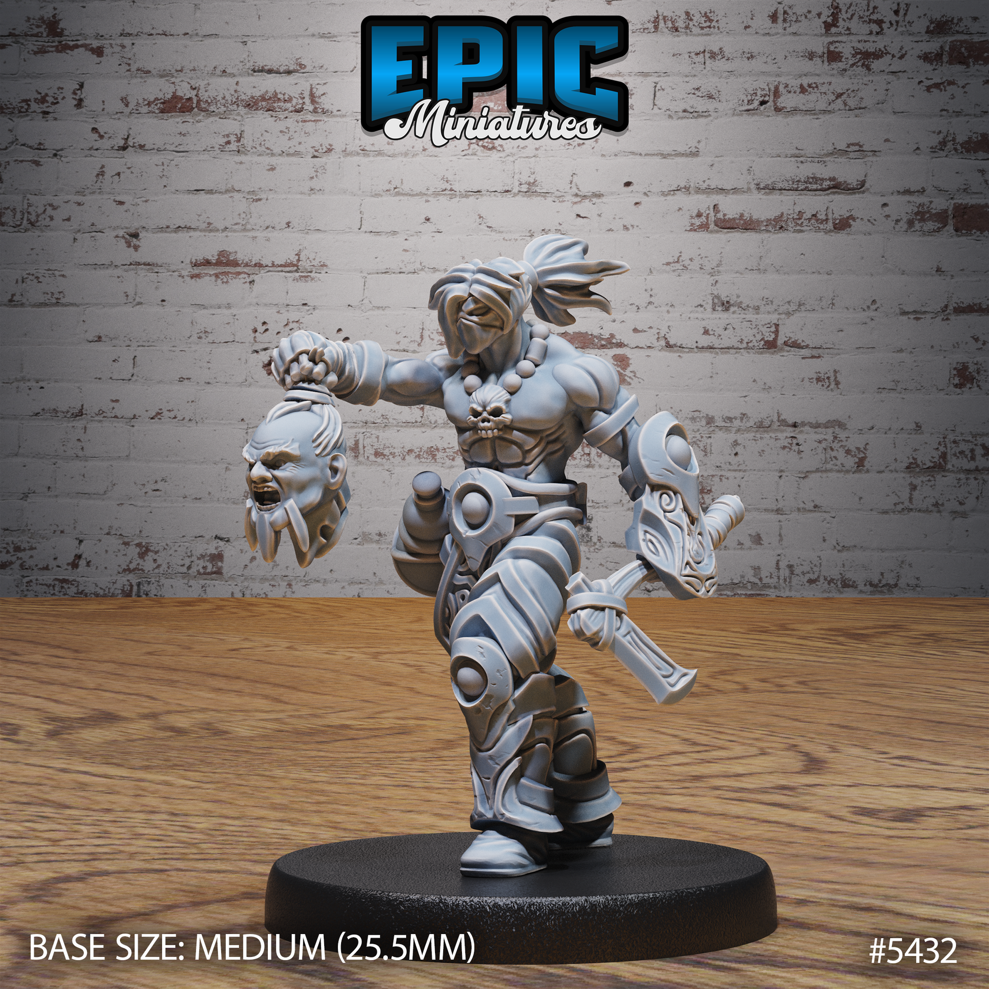 Masked Headhunter – Epic  Fantasy Resin FigureMasked Headhunter MiniatureDiscover the Masked Headhunter miniature – perfect for D&D, TTRPGs, and fantasy tabletop games. Printed in high-detail resin, ready to paint or display.