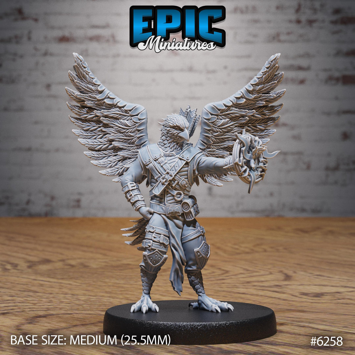 3D Resin Miniature Falkon Folk Fighter Set - D&D - Epic Miniatures